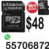 Micro Sd8gb Kingston Nueva Original $48