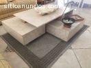 MUEBLES DE MARMOL TRAVERTINO ONIX Y GRAN