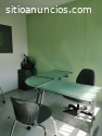 OFICINA AMUEBLADA EN RENTA .