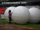 Pelotas gigantes con luz