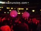 Pelotas gigantes para conciertos