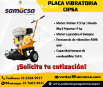 Placa vibratoria CIPSA CM13, modelos a g