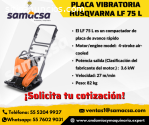 Placa vibratoria Husqvana maquina ligera