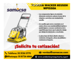 Placa vibratoria Wacker Neuson o Plancha