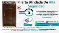 PUERTA BLINDADA NIVEL V DE SEGURIDAD