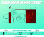 PUERTA CONTRA INCENDIO CORREDIZA