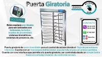 PUERTA GIRATORIA PARA CONTROL DE ACCESO