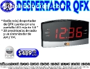 RADIO RELOJ DESPERTADOR QFX