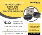 Refacciones Wacker, varias piezas.