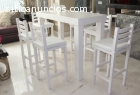 renta de mesa coctelera
