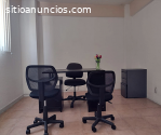 Renta de Oficina con servicios por hora