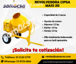 Revolvedor/concretera cipsa maxi 20