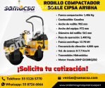 Rodillo Compactador cipsa con peso opera