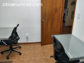 Se renta oficina amueblada  para 3 per