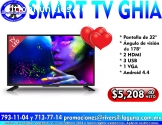 SMART TV GHIA DE 32 PULGADAS