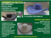 SOMBREROS PUBLICITARIOS PLEGABLES PARA C