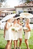 Sombrillas blancas para bodas
