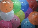 Sombrillas chinas blancas o colores