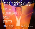 Tecladista Cantante Versatil para Fiesta