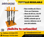 Tornillo Regulable/Fabricado en CR 1018