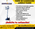 Torres de iluminación marca MPOWER, prof