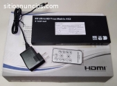 UHD 4K HDMI True Matrix (4-in/2-out)