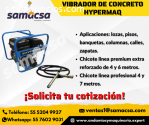 Vibradores Hypermaq para concreto----