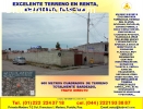 XCELENTE TERRENO EN RENTA, EN APIZACO, T