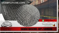 SARAN tipo rashel 80% negro