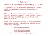 Servicios de Promoción de Productos