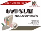 REFORMAS INTERIOR INSTALACION DE GYPSUM