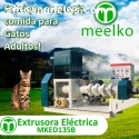 Extrusora Meelko pellets alimento gatos