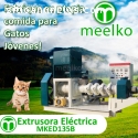 Extrusora Meelko pellets alimento gatos