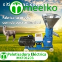 Maquina Meelko para pellets con madera 1