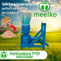 Peletizadora meelko 200mm 15hp PTO para