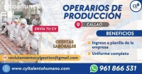 50 OPERARIOS DE PRODUCCIÓN CALLAO/LIMA