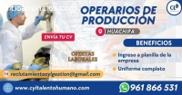 50 OPERARIOS DE PRODUCCIÓN HUACHIPA