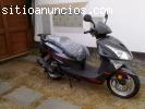 MOTO SCOOTER GS 150 GRIS NUEVA + KIT