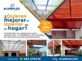 ALUMPLEX VIDRIERIA – TECHOS SOL Y SOMBRA