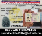 cedulas venezolanas y brevetes peruanos