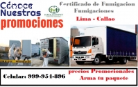 Certificado de fumigación