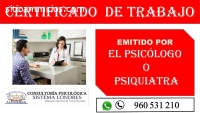 CERTIFICADO DE TRABAJO