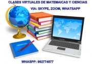 CLASES VIRTUALES DE MATEMÁTICAS Y CIENCI