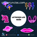 LETREROS LED NEÓN PERSONALIZADOS