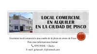 Local Comercial en Alquiler