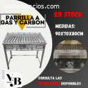 PARRILLA A GAS Y A CARBON - EQUIPAMIENTO