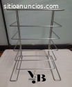 RACK PARA PIZZA EN ACERO INOXIDABLE