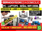 SERVICIO TECNICO A INTERNET PCS LAPTOP