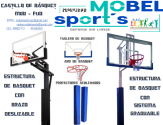 TABLERO DE BASQUET FIJO