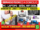 TECNICO DE PC INTERNET LAPTOPS CABLEADOS